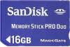 16GB Sandisk Memory Stick PRO Duo memory card