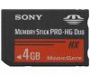 4GB Sony Memory Stick PRO-HG Duo High Speed MS-HX4G