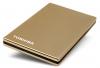 500GB Toshiba StorE Stainless Steel 2.5" External Hard Drive (Gold)