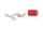 4GB NEON Turbo Slide HiSpeed USB2 Flash Drive ultra-compact (Red)
