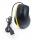 NEON Optical Mouse USB2.0 Dual-button with scrool-wheel Black/Yellow