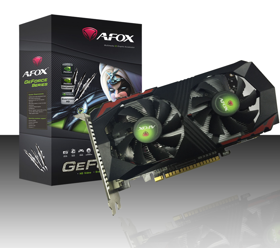 AFOX GeForce NVIDIA GeForce GTX 1050 Ti 4GB GDDR5 Graphics Card