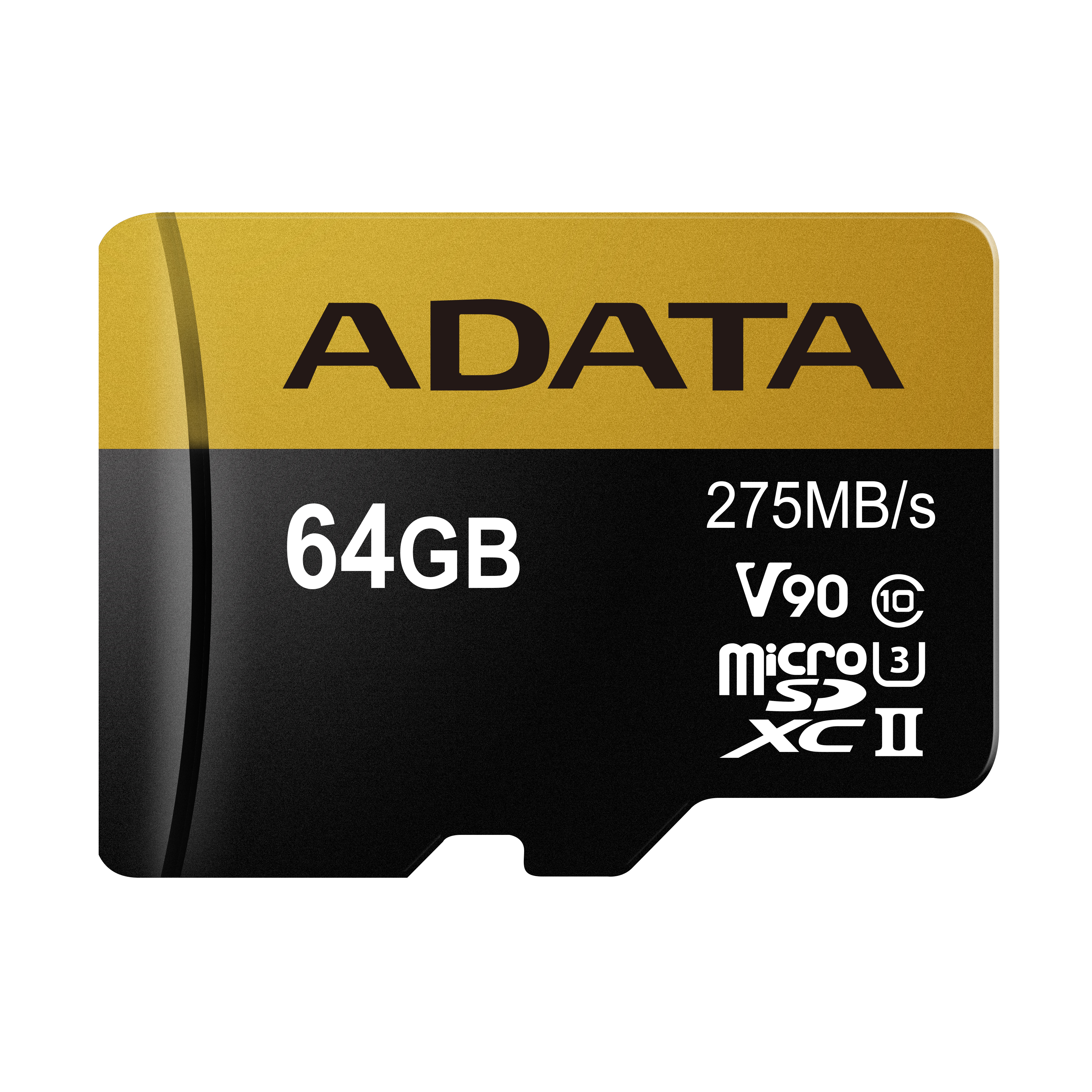64GB ADATA Premier ONE MicroSDXC UHSII U3 Class10 V90 275MB/s Memory Card