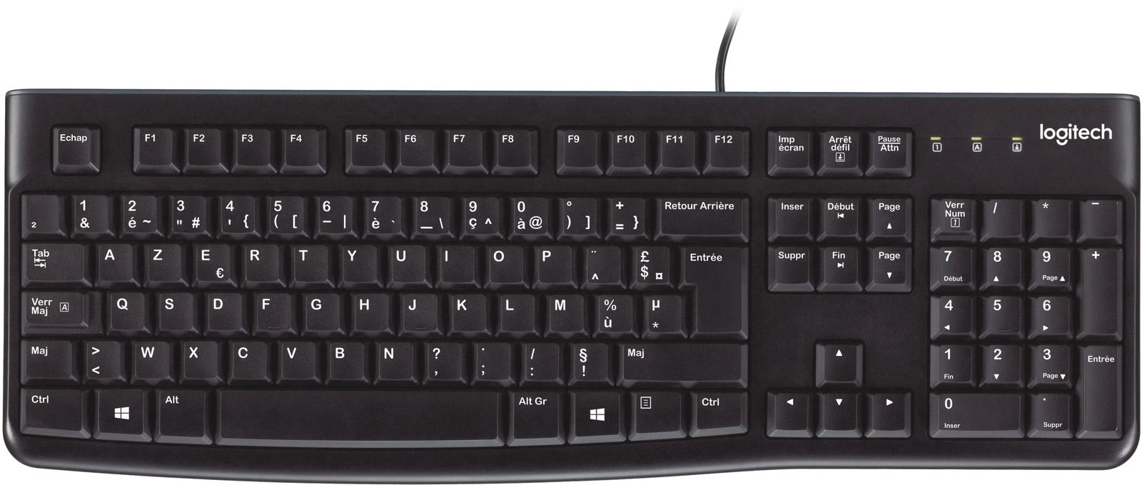 logitech k120 keyboard keys