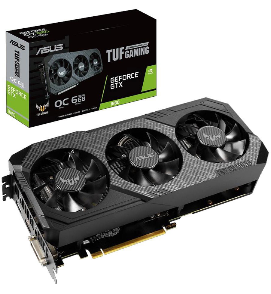 Asus TUF Gaming X3 GeForce GTX 1660 Triple Fan Graphics Card - 6GB