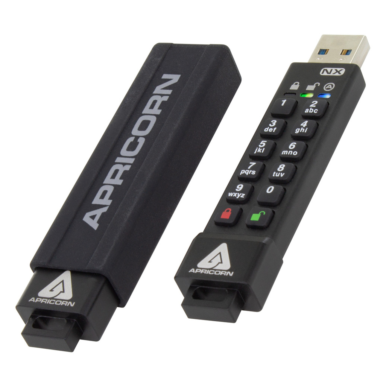 128GB Apricorn SecureKey 3NX USB3.2 TypeA Flash Drive