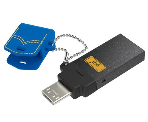 64GB PQI Connect OTG USB Flash Drive - USB3.0 Deep Blue